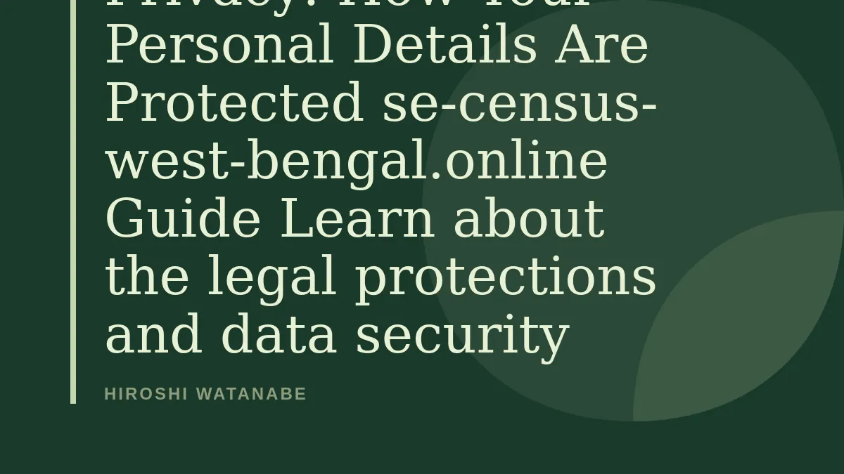 Census Data Privacy: How Your Personal Details Are Protected
